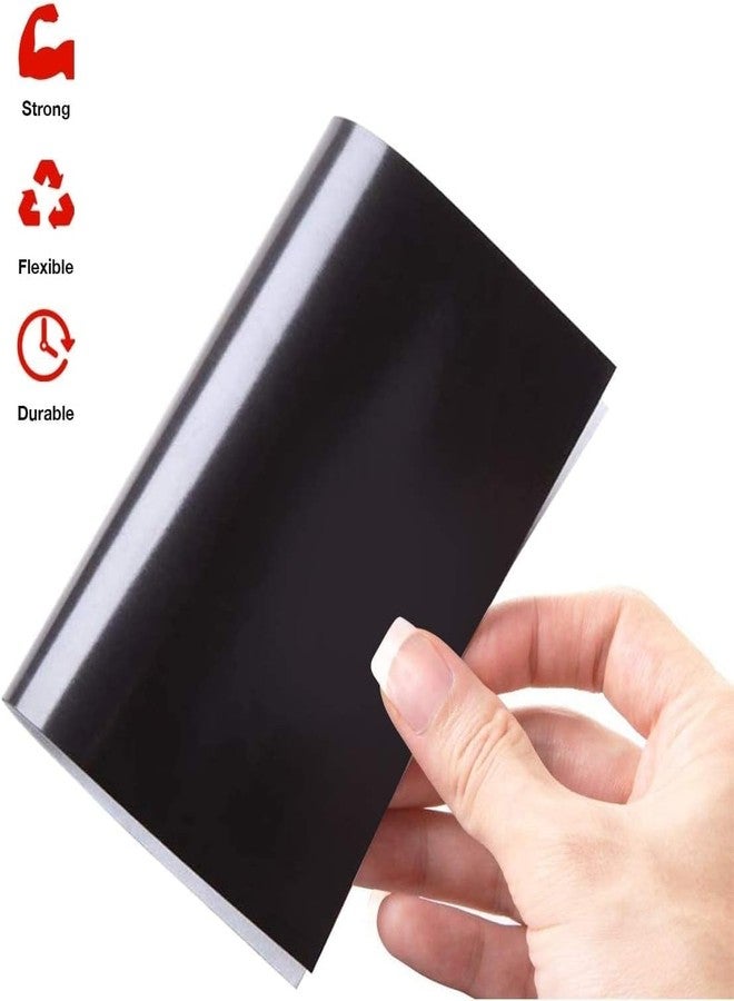 ART IFACT 6 Pcs of 4x6 inches with 0.5mm thick Self Adhesive Magnetic Sheet Black | Peel Paste and Place to Make Your Craft & Photos a Magnet |DIY Crafts|Not for Heavy object (6, 0.5mm X 4X6 inch) - Image 5